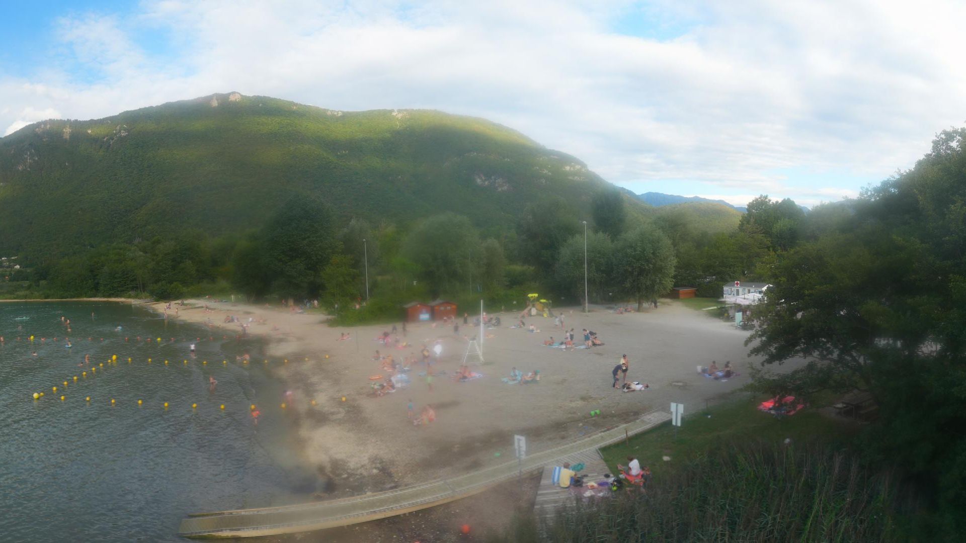 Doussard: Plage de Doussard - Bout du Lac - Au bout du lac d'Annecy