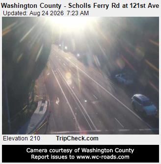 Beaverton: Washington County - Scholls Ferry Rd at 121st Ave