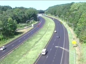 Meriden › West: I-691 WB - w/o Exit 6 @ Chamberlain Hwy