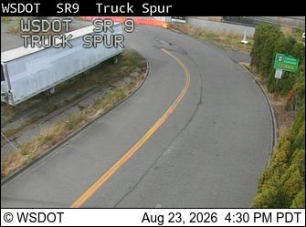 Sumas: SR 9 at MP 98.1: Truck Spur