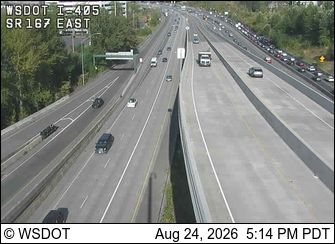 Renton: I-405 at MP 2.4: SR 167, East