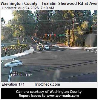 Tualatin: Washington County - Sherwood Rd at Avery St