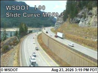 Hyak: I-90 at MP 59.3: Slide Curve