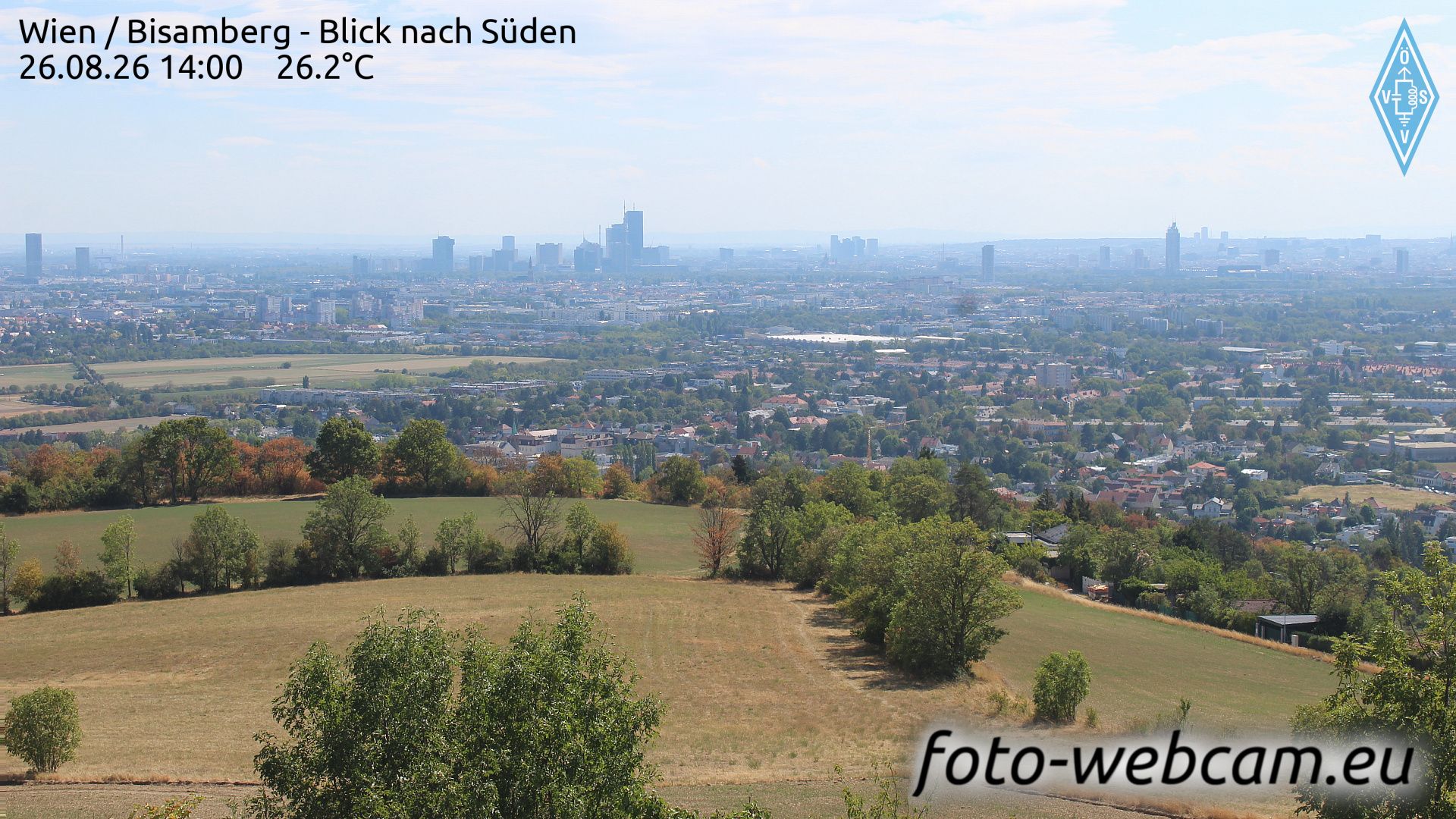 Floridsdorf: Bisamberg - Blick nach Süden