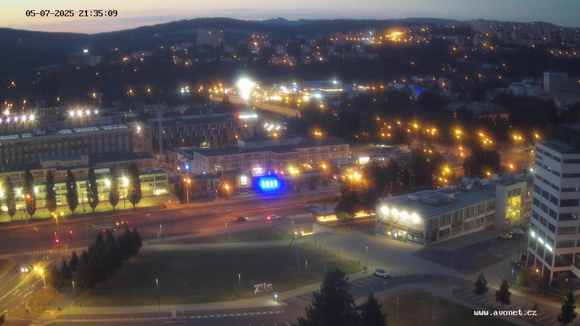Zlin: náměstí Práce