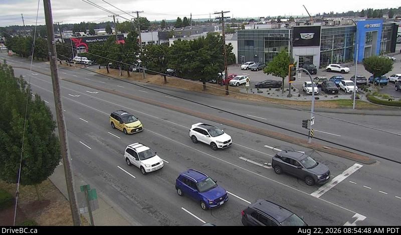 City of Langley › South: Hwy 10 at 200th St in Langley, looking south
