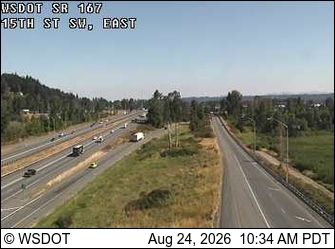 Algona: SR 167 at MP 13.9: 15th St SW, East