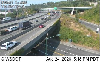 Renton: I-405 at MP 2.7: Talbot Rd S