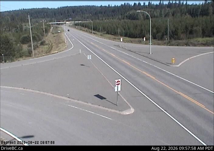 Isle Pierre › West: Hwy 16 at Bednesti between Prince George and Vanderhoof, looking west