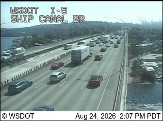 Wallingford: I-5 at MP 168.8: Ship Canal Bridge