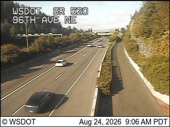 Clyde Hill: SR 520 at MP 5.4: 96th Ave NE