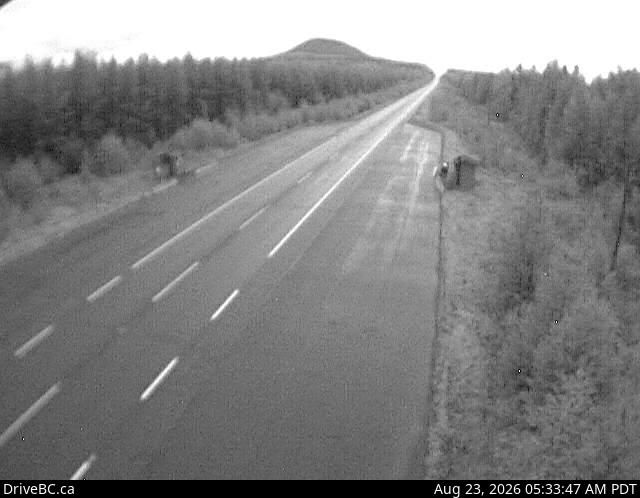 Regional District of Fraser-Fort George › West: Hwy 16, about 54 km east of Prince George near Purden Lake, looking west