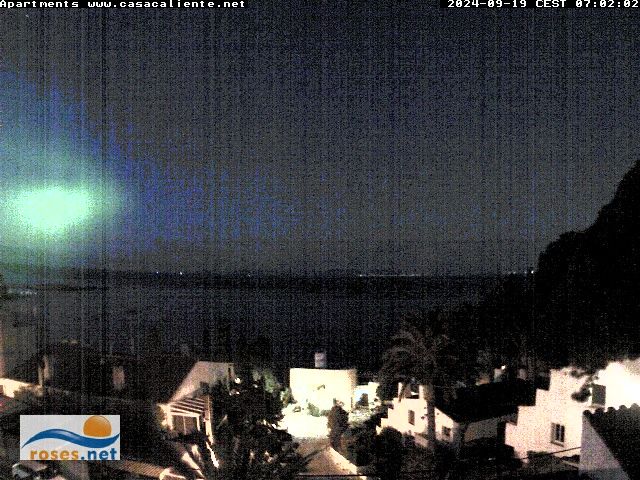 Roses: Webcam - Platja Canyelles Petites Rosas