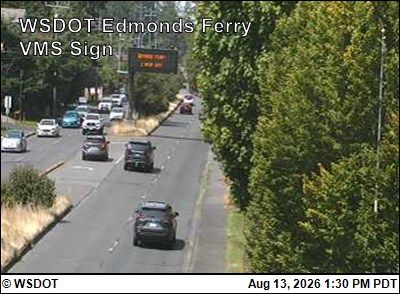 Woodway › West: WSF Edmonds VMS Sign