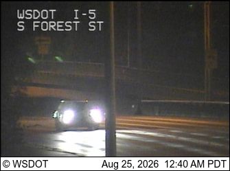 Seattle: I-5 at MP 163.4: S. Forest St
