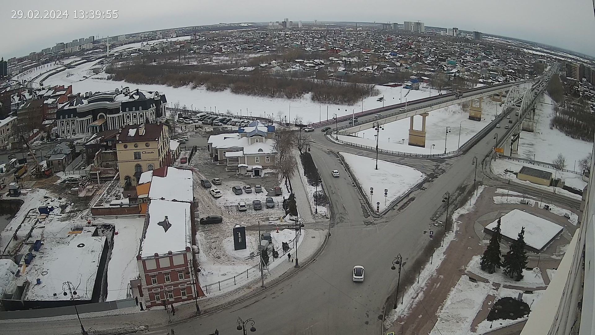 Tyumen: мост Челюскинцев