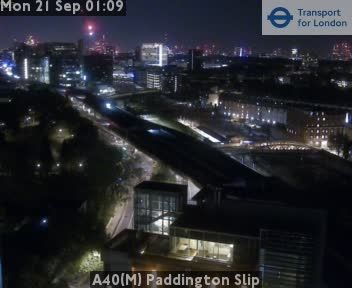 London: A40(M) Paddington Slip
