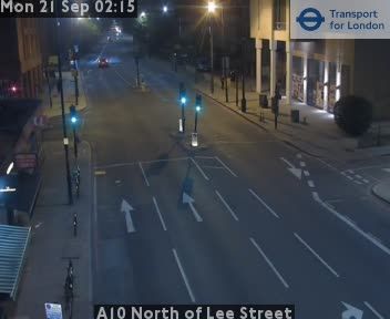 City of London: A10 North of Lee Street