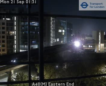 London: A40(M) Eastern End