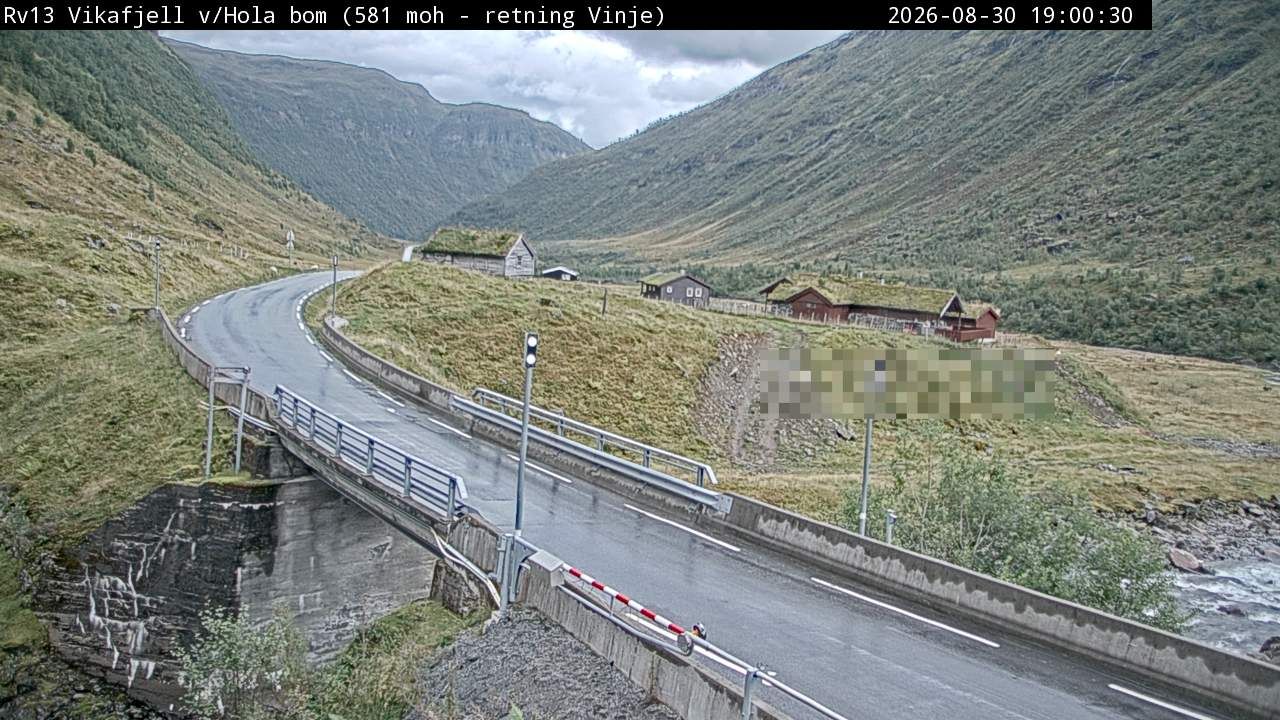 Kvassdalen: R13 Vikafjellet v/Hola bom (Vinje)