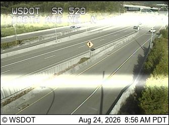 Bellevue: SR 520 at MP 6.2: 108th Ave NE, NB