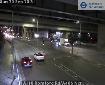 Heathfield and Waldron: A118 Romford Rd/A406 Ncr