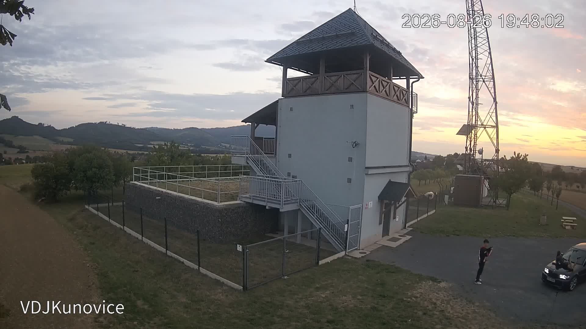 Kunovice › South-West: Rozhledna na vodojemu Kunovice