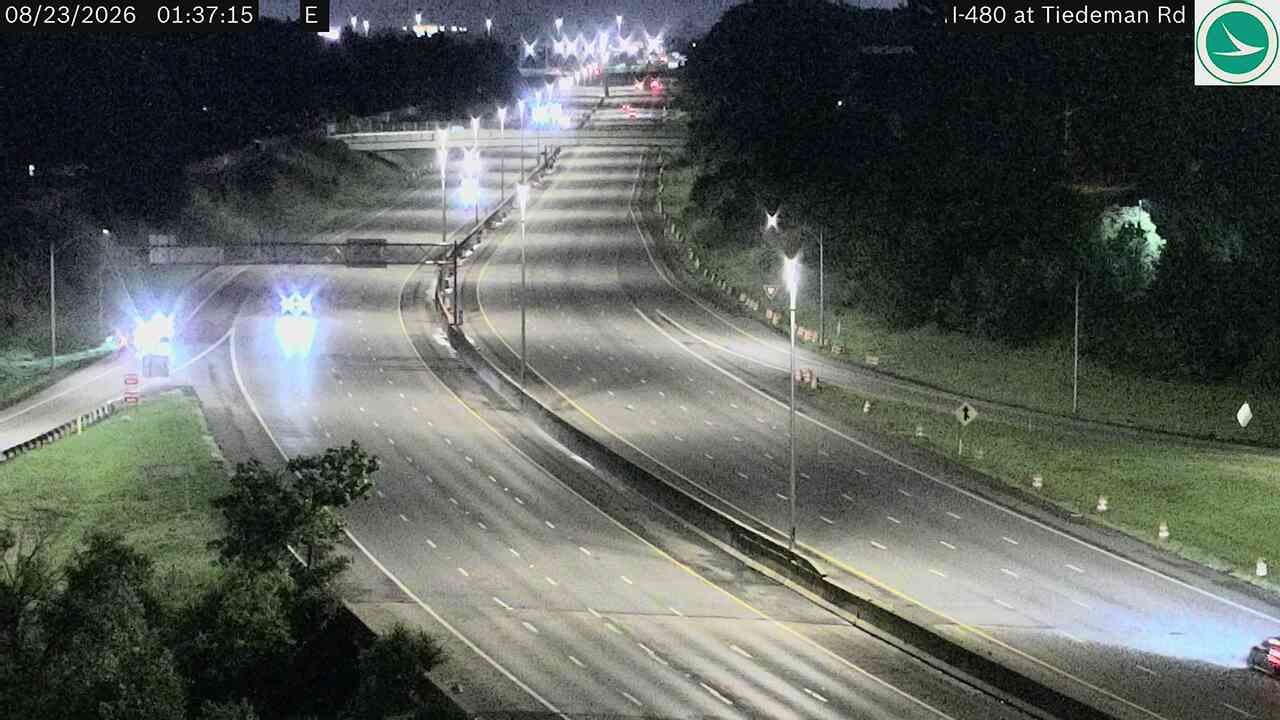Brooklyn: I-480 at Tiedeman Rd