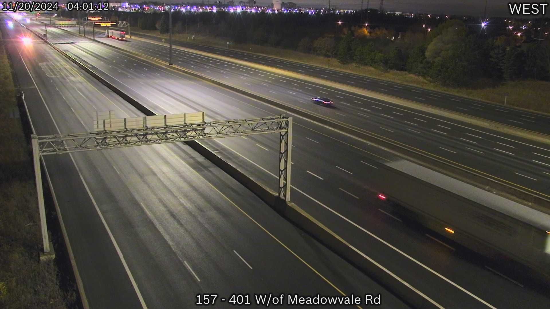 Scarborough: Highway 401 east of Conlins Road
