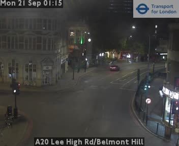 London: A20 Lee High Rd/Belmont Hill