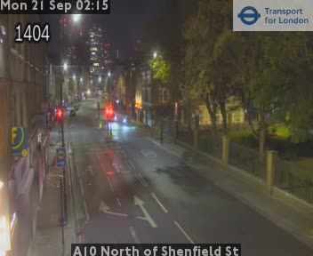 City of London: A10 North of Shenfield St