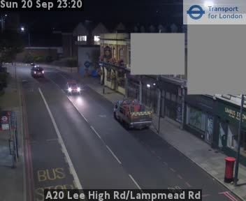 London: A20 Lee High Rd/Lampmead Rd
