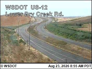 Lowden: US 12 at MP 324.31: Lower Dry Creek Road