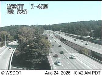 Clyde Hill: I-405 at MP 14.8: SR 520 Interchange
