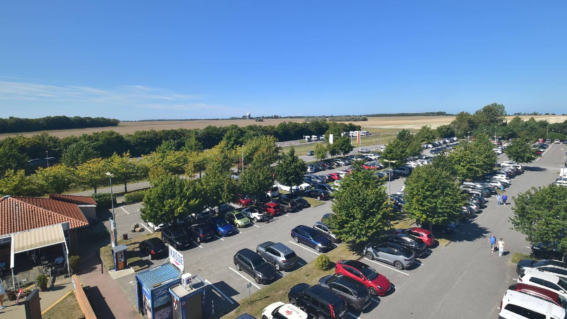 Am Parkplatz: Parkplatz - Putgarten, Kap Arkona