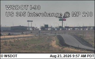 Ritzville › West: I-90 at MP 220: US 395 Interchange