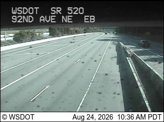 Clyde Hill: SR 520 at MP 5.2: 92nd Ave NE, EB