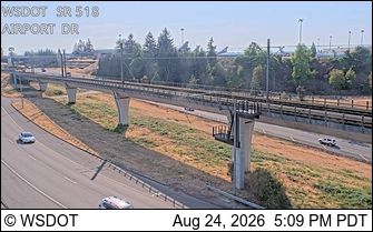 Burien: SR 518 at MP 2.2: Airport Dr