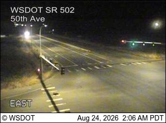 Battle Ground: SR 502 at MP 2.6: NE 50th Ave