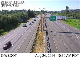 Auburn: SR 167 at MP 15.5: 13th St NW