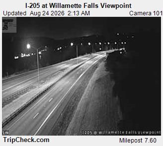 Oregon City: I-205 at Willamette Falls Viewpoint