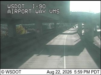 Seattle: I-90 at MP 2.3: Airport Way, VMS