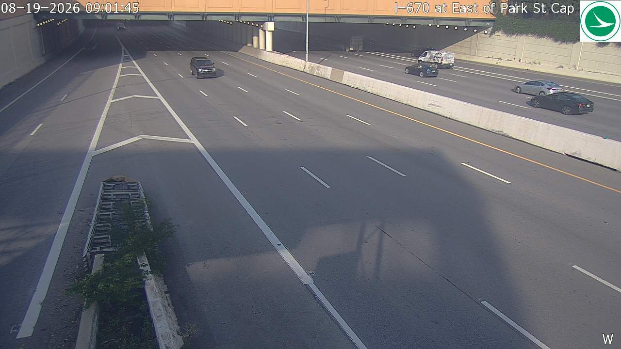 Park Street District: I-670 at East of Park St Cap
