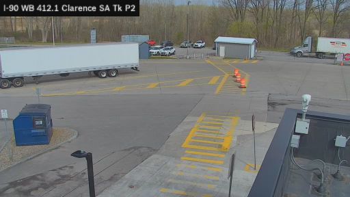 Lancaster › West: I-90 WB 412.1 Clarence SA Truck Pk