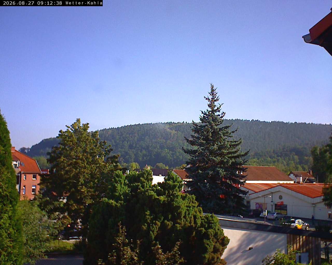 Kahla: Blick aufs Einkaufszenter in