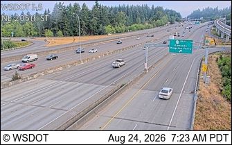 Mountlake Terrace: I-5 at MP 177.7: NE 205th St
