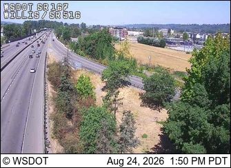 Pacific: SR 167 at MP 19.6: Willis St