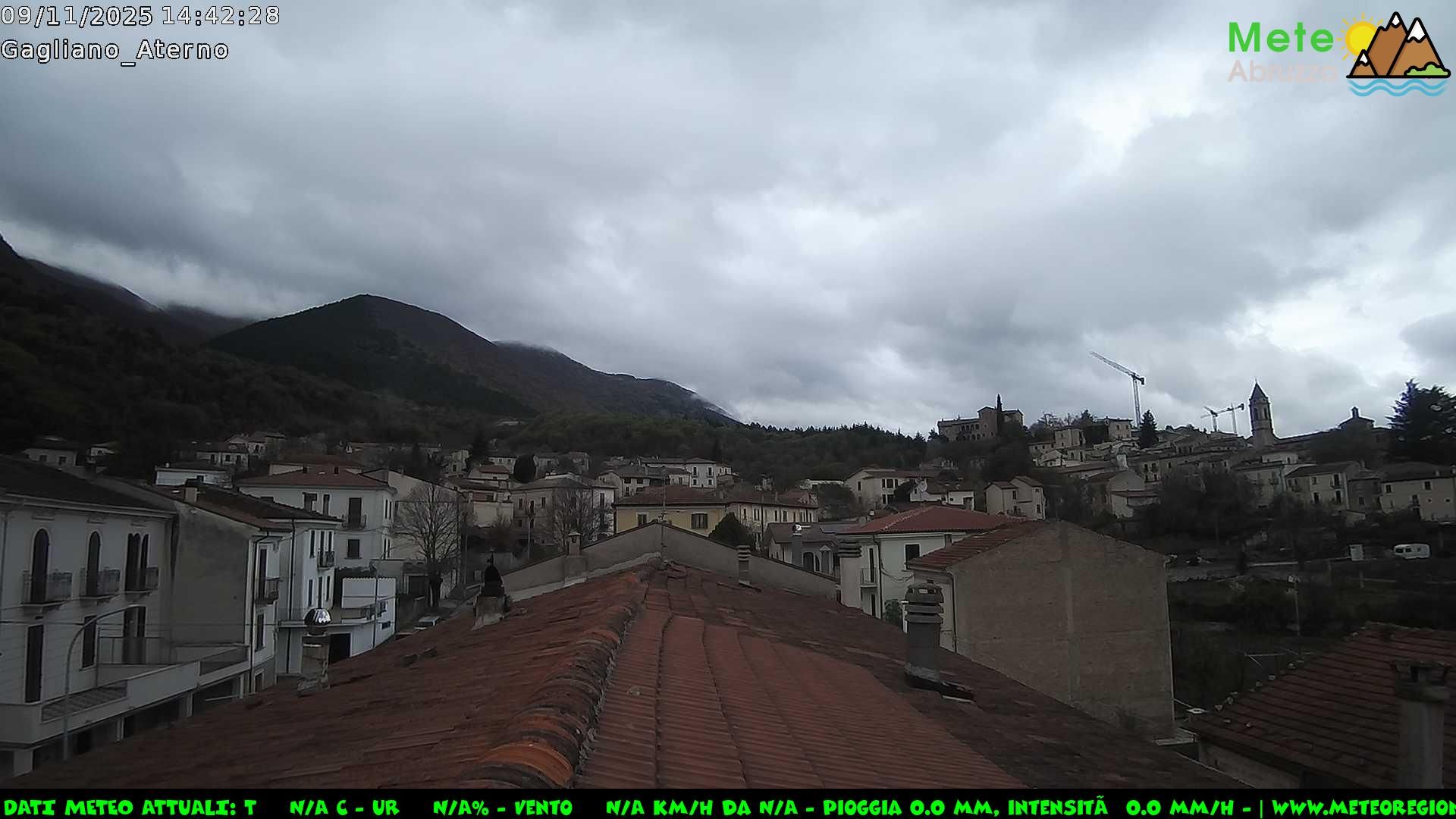 Gagliano Aterno › North: con sfondo monte San Nicola del gruppo M. Sirente