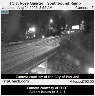 Portland: I-5 at Rose Quarter - Southbound Ramp