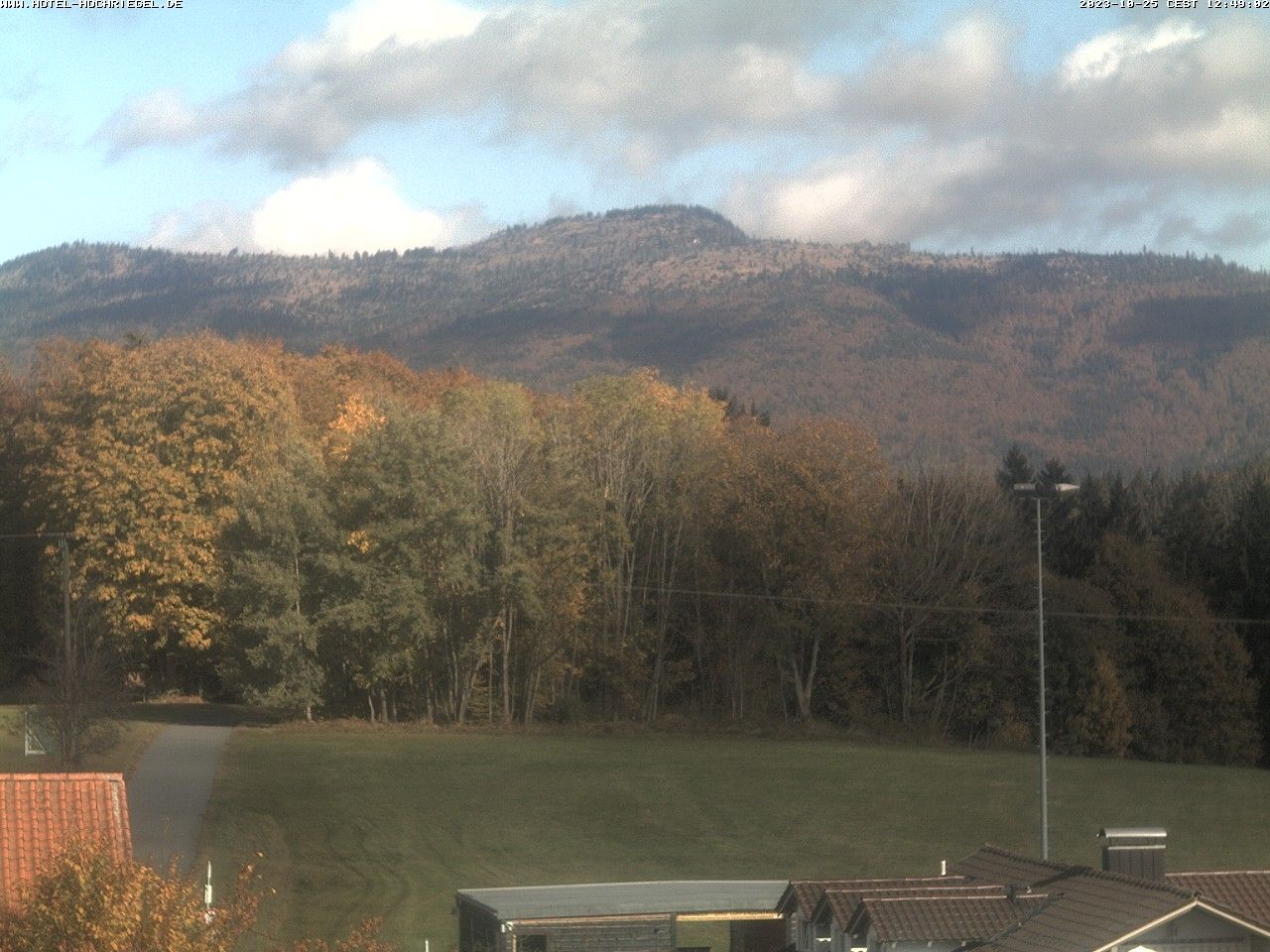 Klingenbrunn: Webcam Hotel Hochriegel mit Blick zur Hochriegel Loipe